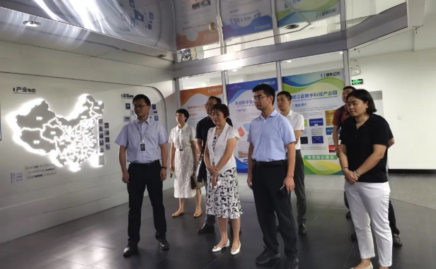 民建芜湖市委主委王芳一行莅临易恒云创参观调研(图3)